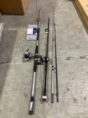 SHAKESPEARE SALT PIER POUNDER COMBO 10FT FISHING ROD TO INCLUDE ABU GARCIA MAX FISHING CASTING ROD (ZONE 4)