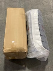 ROLLED SINGLE SPRING MATTRESS IN GREY / WHITE (ZONE 1)