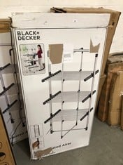 2 X BLACK AND DECKER 3 TIER HEATED AIRER - MODEL NO. BXAR0005GB - TOTAL LOT RRP £218 (ZONE 1)