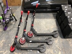 3 X WIRED ELECTRIC SCOOTER IN BLACK / RED (COLLECTION ONLY)