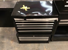 5 DRAWER TOOL CHEST IN BLACK TO INCLUDE 3 DRAWER TOOL CHEST IN BLACK (KERBSIDE PALLET DELIVERY)