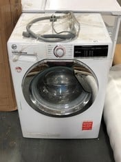 HOOVER H-WASH 300 FREESTANDING WASHING MACHINE IN WHITE - MODEL NO. H3WS495TACE-80 - RRP £299