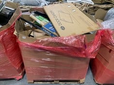 PALLET OF ASSORTED ITEMS TO INCLUDE GREENHURST DOOR CANOPY IN BLACK TO INCLUDE DAHLE 508 SELF SHARPENING PAPER TRIMMER (KERBSIDE PALLET DELIVERY)