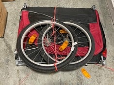 BIKE TRAILER IN RED / BLACK (ZONE 1)