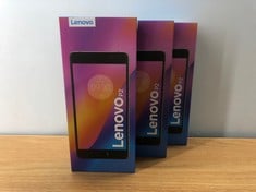 LENOVO 3 X P2 PHONE (ORIGINAL RRP - £159.00) IN BLACK. (WITH BOX & ALL ACCESSORIES). (SEALED UNIT). [JPTC72123]