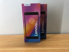 LENOVO 2 X P2 PHONE (ORIGINAL RRP - £106.00) IN BLACK. (WITH BOX & ALL ACCESSORIES). (SEALED UNIT). [JPTC72120]