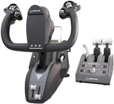 THRUSTMASTER TCA YOKE PACK GAMING ACCESSORY (ORIGINAL RRP - £421.49) IN BLACK. (UNIT ONLY) [JPTC72192]