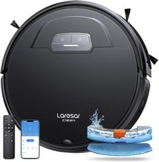 LARESAR ROBOT VACUUM CLEANER HOME ACCESSORY (ORIGINAL RRP - £209.00) IN BLACK. (WITH BOX) [JPTC72195]