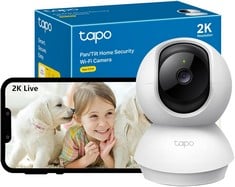 TAPO 7 X PAN/TILT HOME WI-FI CAMERA SECURITY (ORIGINAL RRP - £180) IN WHITE. (WITH BOX) [JPTC72139]