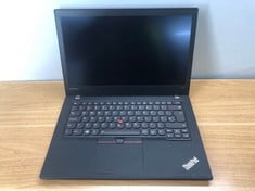 LENOVO THINKPAD T470 LAPTOP. (WITH CHARGER NO SSD OR HDD). INTEL I5-6300U, 8 RAM, [JPTC72164]