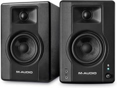 M-AUDIO BX4 4.5" STUDIO MONITORS, HD PC SPEAKERS FOR RECORDING AND MULTIMEDIA SPEAKERS (ORIGINAL RRP - £105). (WITH BOX) [JPTC72300]