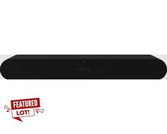 SONOS RAY SOUNDBAR SPEAKERS (ORIGINAL RRP - £279.99) IN BLACK. (WITH BOX) [JPTC71761]