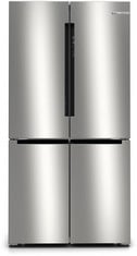 BOSCH SERIES 4 FREESTANDING AMERICAN STYLE FRIDGE FREEZER IN INOX - MODEL NO. KFN96VPEAG - RRP £1199