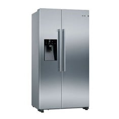 BOSCH SERIES 6 AMERICAN STYLE 2 DOOR FRIDGE FREEZER IN STAINLESS STEEL - MODEL NO. KAD93AIERG - RRP £1299