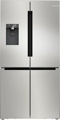 BOSCH SERIES 6 FREESTANDING AMERICAN STYLE FRIDGE FREEZER IN STAINLESS STEEL - MODEL NO. KFD96APEA - RRP £2199