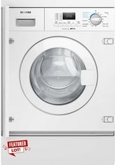 SIEMENS INTEGRATED WASHER DRYER 7KG/4KG WHITE MODEL NO-WK14D322GB RRP- £769