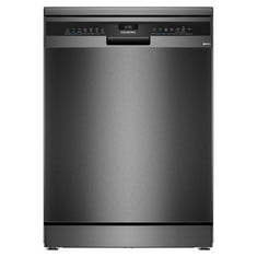 SIEMENS FREESTANDING DISHWASHER BLACK MODEL NO-SN23EC03ME RRP- £699