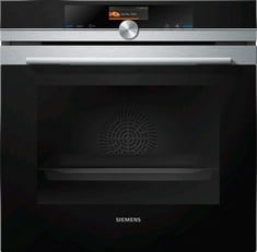 SIEMENS BUILT IN COMPACT OVEN WITH STEAM FUNCTION IN STAINLESS STEEL - MODEL NO. CS656GBS7B - RRP £1,084