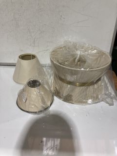 QTY OF ASSORTED LAMPS LAMP SHADES