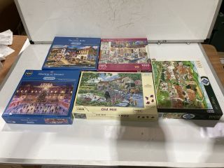 QTY OF ASSORTED JIGSAW PUZZLES