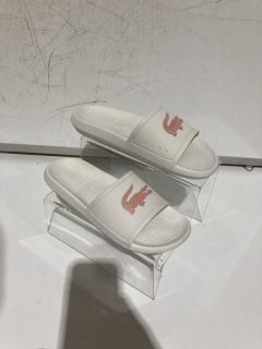 1 X BOX OF ASSORTED SHOES TO INCLUDE LACOSTE SLIDERS