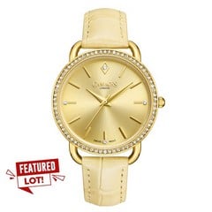 GAMAGES LONDON SYMPHONY CHAMPAGNE LADIES WATCH RRP £605