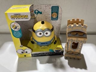 1 X BOX OF ASSORTED CHILDREN TOYS TO INCLUDE DESPICABLE TOY