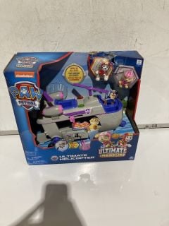 QTY OF CHILDREN TOYS TO INCLUDE PAW PATROL ULTIMATE HELICOPTER