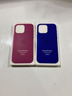 2 X IPHONE 16 PRO MAX MAGSAFE SILICONE CASES