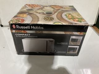 RUSSELHOBBS COMPACT SILVER DIGITAL MICROWAVE