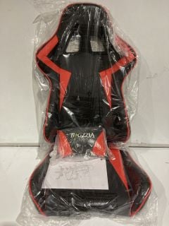 BIGZZIA BLACK RED GAMING CHAIR