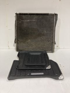 1 X CAR RADIATOR TO INCLUDE RANGE ROVER FLOOR MATS