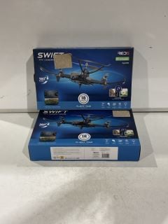 2 X RED 5 SWIFT CAMERA DRONE