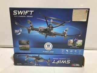 2 X SWIFT FPV CAMERA DRONE