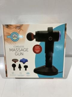 4 X WELL BEING CORDLESS MASSAGE GUN TOTAL RRP £120