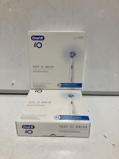 2 X ORAL B IO RECHARGEABLE TOOTH BRUSHS