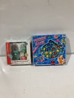 BOX OF CHILDREN'S ITEMS TO INCLUDE MINI ME PRETEND GIFT SET