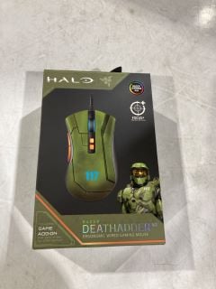 BOX OF ITEMS TO INCLUDE HALO DEATHADDER V2 MOUSE