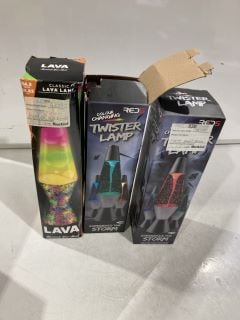 BOX OF ITEMS TO INCLUDE SCHYLLING CLASSIC LAVA LAMP, RED5 BUMBER CARS