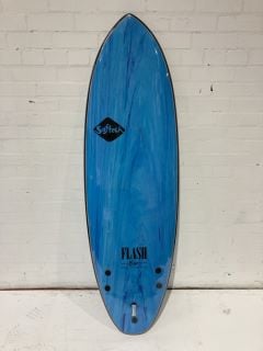 SOFT TECH 6FT BLUE FLASH ERIC GEISELMAN FCS II EFFECT SURFBOARD RRP £349