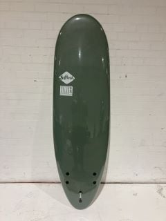 SOFT TECH 6FT GREEN ZEBRA EFFECT SURFBOARD RRP £349