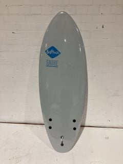 SOFT TECH 6FT WHITE MARBLE EFFECT SURFBOARD RRP £349