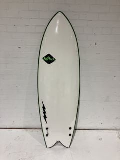 SOFT TECH 6FT BLACK WHITE CHESSBOARD EFFECT SURFBOARD RRP £409