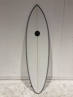 MALUKU 7 FT WHITE SURFBOARD RRP £359