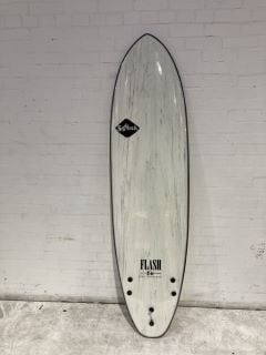 FLASH ERIC GEILSSELMAN FCS II 6'6 WHITE MARBLE SURFBOARD RRP £349