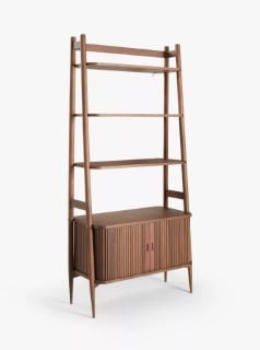 JOHN LEWIS GRAYSON BOOKCASE BARK BROWN RRP £679 (003328203)