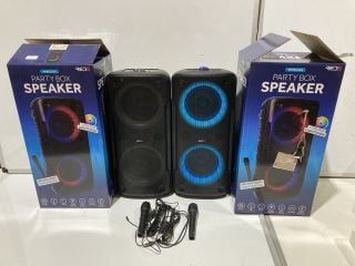 2 RED5 WIRELESS PARTY BOX SPEAKER