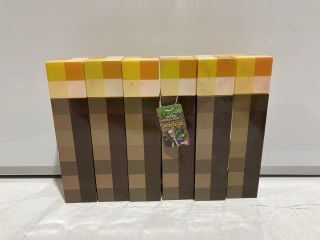 BOX OF TOYS TO INCLUDE MINECRAFT TORCHES