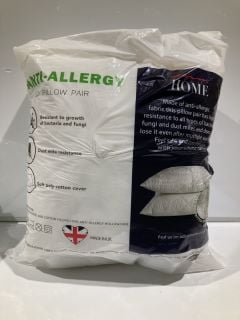 ADAM HOME ANTI-ALLERGY QUILTED PILLOW PAIR X2