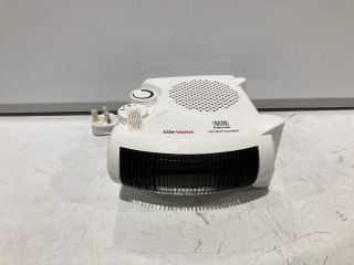 3 STAY WARM 2000w FAN HEATER WITH NINJA TUBS AND LIDS